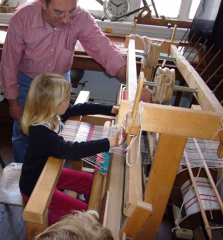 Atelier tissage à l'Encrier au Champ